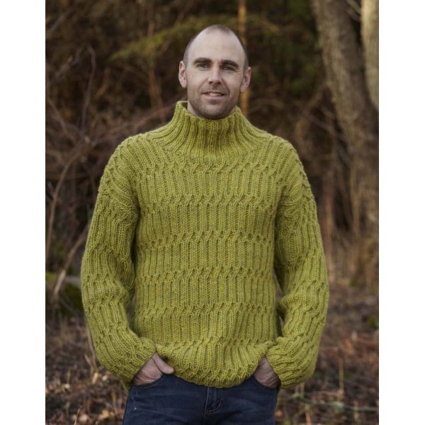 Strickmuster - Muster gestrickter dicker Herrenpullover