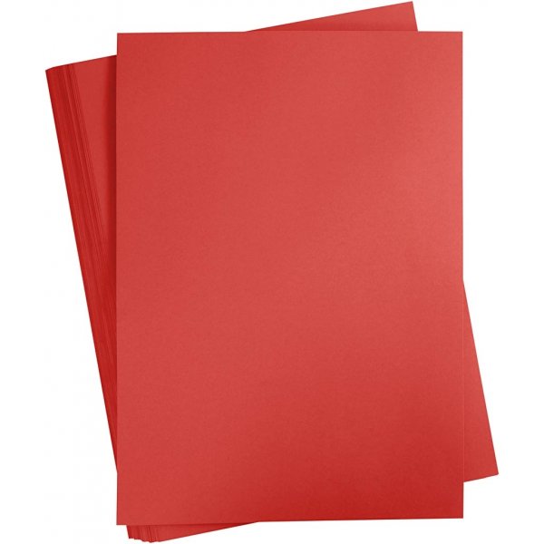 Farbiger Karton - Rot - A2 - 180 g - 100 Blatt Farbiger Karton - Rot - A2 - 180 g - 100 Blatt