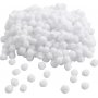 Pompons - wei - 450 Stk