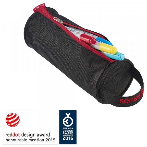 Federmäppchen Sensebag Schwarz - 20 x 8 cm Federmäppchen Sensebag Schwarz - 20 x 8 cm