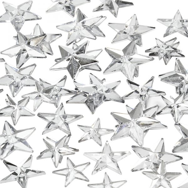 Strasssteine - Silber - 11+12+16 mm - 360 Stk Strasssteine - Silber - 11+12+16 mm - 360 Stk