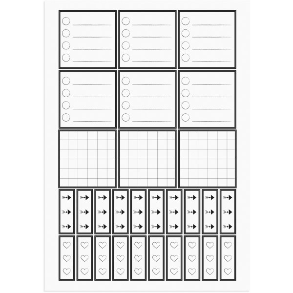 Kalender 24/25 - Doodle - B5 Kalender 24/25 - Doodle - B5