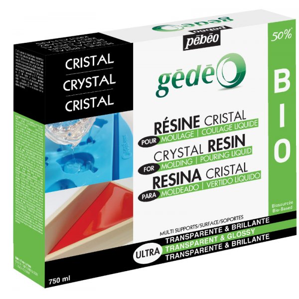 Harz - Pebeo Crystal - Klares bioorganisches Harzset 750 ml