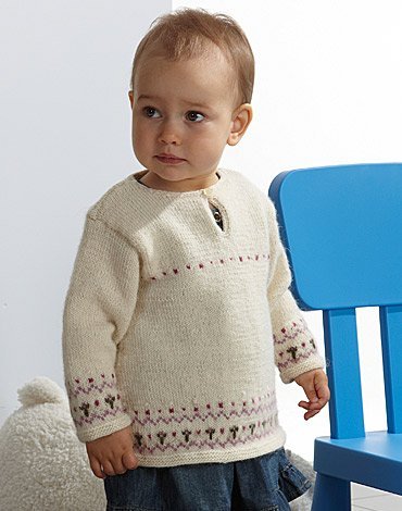 Strickanleitung - Gestrickte Tunika und Strickjacke mit Musterbordüre Strickanleitung - Gestrickte Tunika und Strickjacke mit Musterbordüre