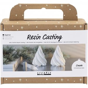 Mini-DIY-Kit - Weihnachtsbäume aus Gießharz Mini-DIY-Kit - Weihnachtsbäume aus Gießharz