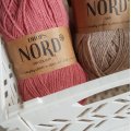 Kundenbild DROPS Nord Uni Color Garn - 50 g - Altrosa (13)