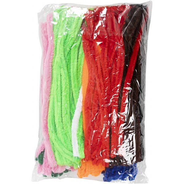 Pfeifenreiniger - Ø15 mm - gemischte Farben - 200 Stk Pfeifenreiniger - Ø15 mm - gemischte Farben - 200 Stk