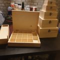 Kundenbild Holzkisten-Set 19 x 19 x 10 cm - unbehandelt 5-teilig