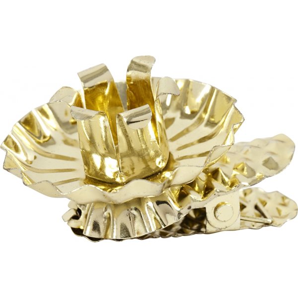 Lichtclips - vergoldet - Ø40 mm - 8 Stk Lichtclips - vergoldet - Ø40 mm - 8 Stk