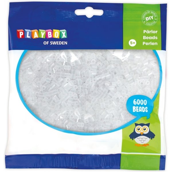Röhrenperlen Transparent - 6000 Stk Röhrenperlen Transparent - 6000 Stk