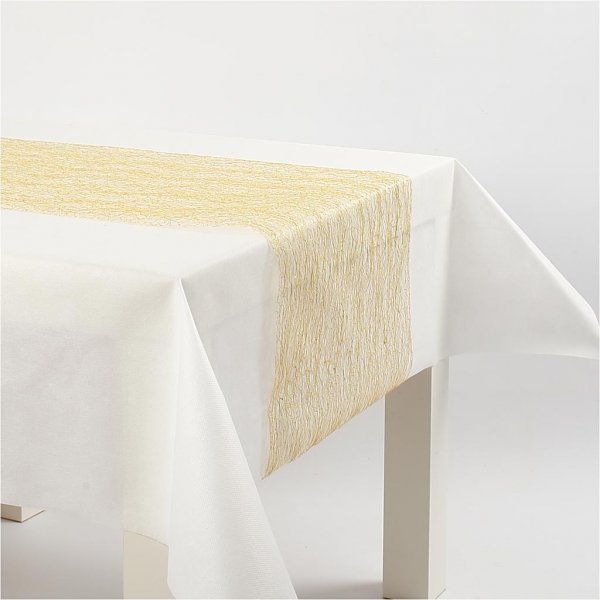 Tischläufer - Gold - 10 m Tischläufer - Gold - 10 m