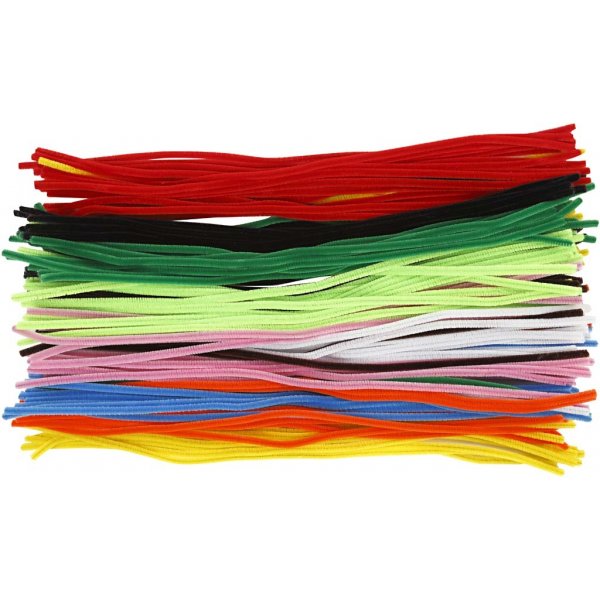 Pfeifenreiniger - gemischte Farben - 200 Stk Pfeifenreiniger - gemischte Farben - 200 Stk