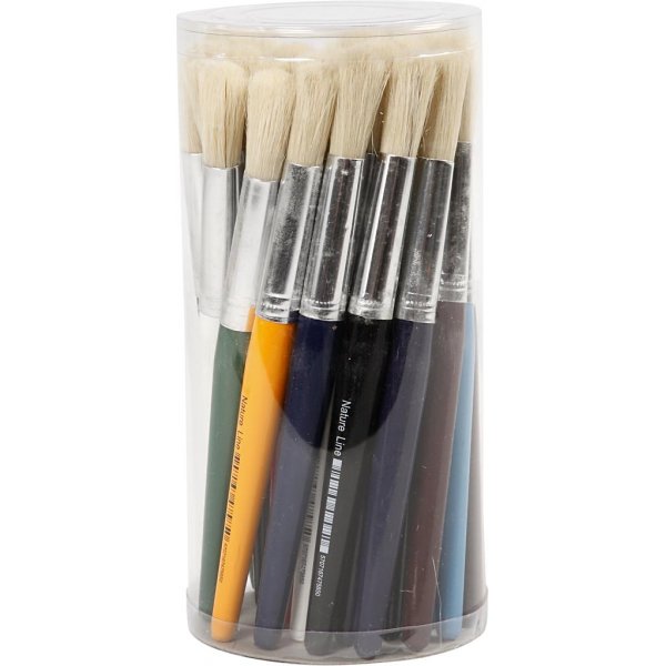 Kinderpinsel - rund - 30 Stk Kinderpinsel - rund - 30 Stk