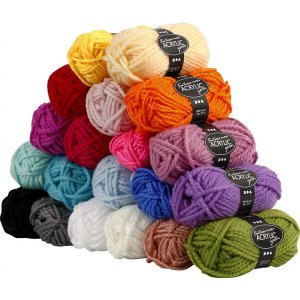 Fantasia Acrylgarn - gemischte Farben - Maxi 20 x 50 g Fantasia Acrylgarn - gemischte Farben - Maxi 20 x 50 g