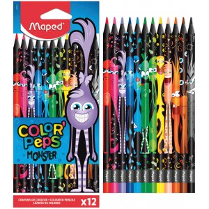Buntstiftset - Maped - Monster 12 Bleistifte Buntstiftset - Maped - Monster 12 Bleistifte