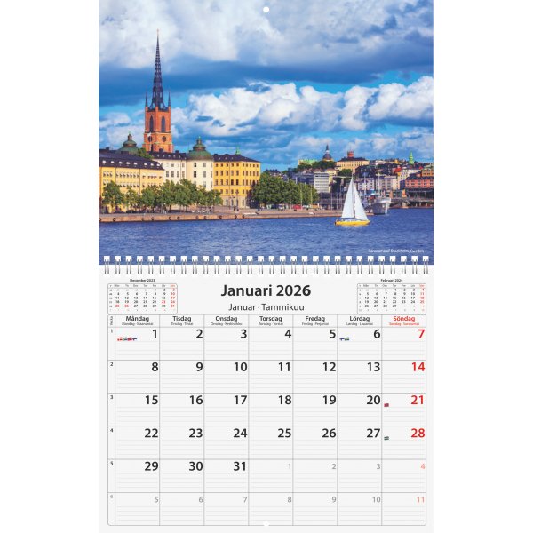 Wandkalender - Skandinavien Wandkalender - Skandinavien