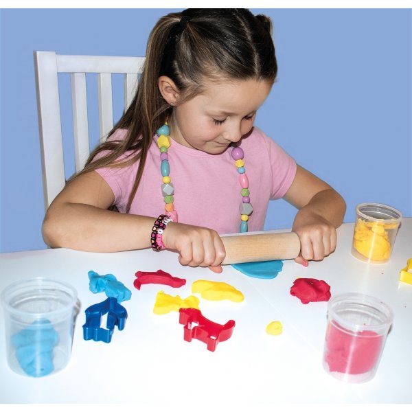 Tonformen mit Nudelholz