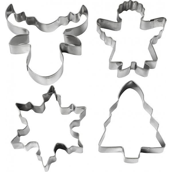 Ausschnitt - Weihnachtsbaum - Engel - Rentier - Schneekristall Ausschnitt - Weihnachtsbaum - Engel - Rentier - Schneekristall