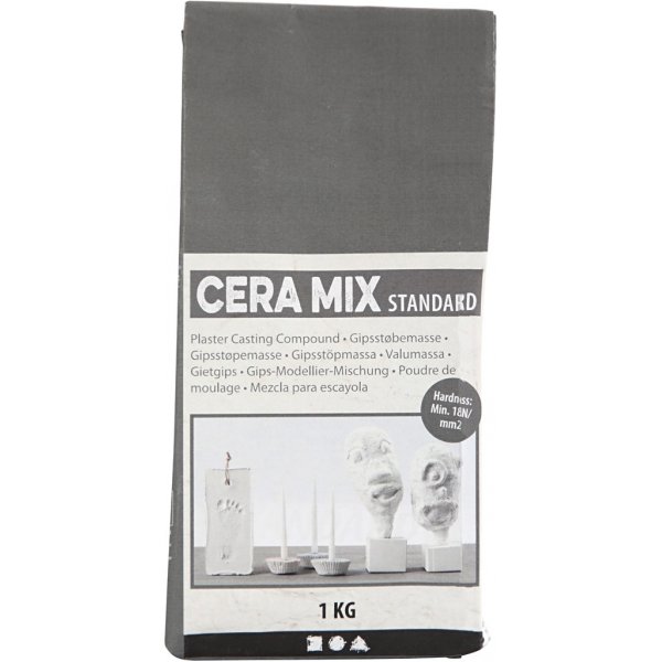 Cera-Mix Standard Modelliergips - hellgrau Cera-Mix Standard Modelliergips - hellgrau