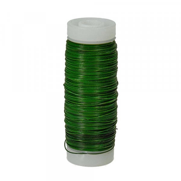 Blumendraht 0,35 mm - grn 50 g = 60 m