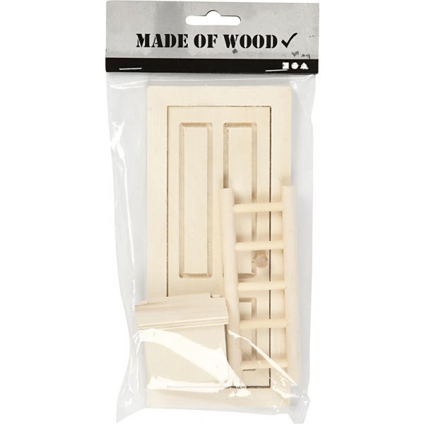 Tür - Briefkasten und Leiter Tür - Briefkasten und Leiter