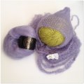 Kundenbild DROPS Kid-Silk Uni Color Garn - 25 g - Lila (11)