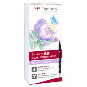 Tombow ABT Dual Brush Pen Pastell 18er-Pack Tombow ABT Dual Brush Pen Pastell 18er-Pack