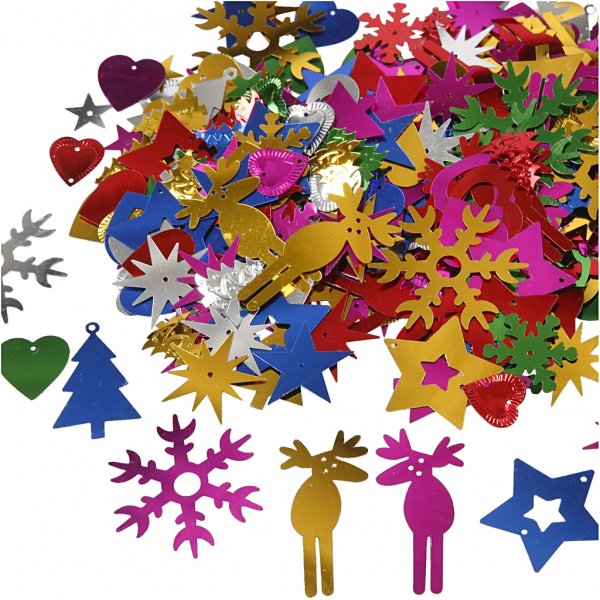 Pailletten - leuchtende Farben - 35 g Pailletten - leuchtende Farben - 35 g