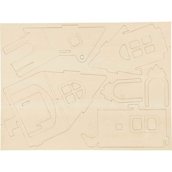 3D-Konstruktionsfigur - Haus mit Rampe 3D-Konstruktionsfigur - Haus mit Rampe