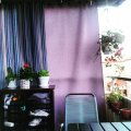 Kundenbild Melierter Markisenstoff - Heathered Purple - 132 cm