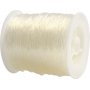 Elastischer Schmuckfaden - 1 mm - rund - 50 m