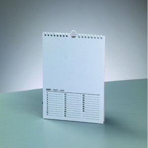Kalender A5 - weiß Kalender A5 - weiß