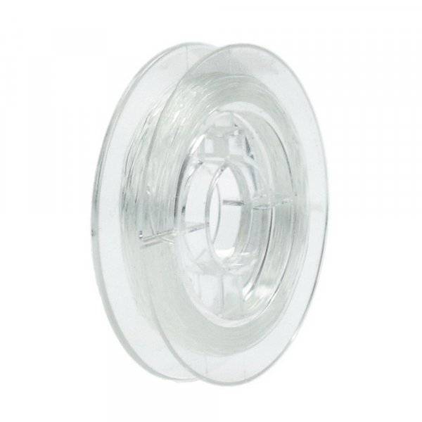 Elastikfaden 0,5 mm - klar transparent 10 m