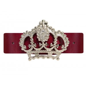 Damengürtel aus Lackleder - Rot - 80 cm Damengürtel aus Lackleder - Rot - 80 cm