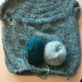 Kundenbild DROPS Brushed Alpaca Silk Garn - 25 g - Hellseegrün (15)