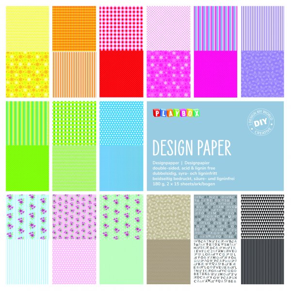 Gemustertes säurefreies Papier in Blöcken Gemustertes säurefreies Papier in Blöcken
