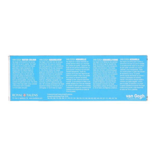Van Gogh Aquarell-Set in Metallbox ½ Tasse (24 Farben) Van Gogh Aquarell-Set in Metallbox ½ Tasse (24 Farben)