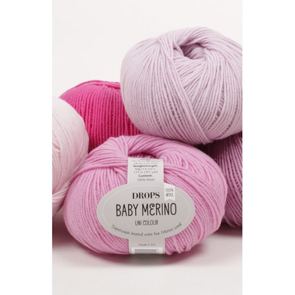Drops Baby Merino-Garn - 50 g (ca. 40 verschiedene Farben zur Auswahl) Drops Baby Merino-Garn - 50 g (ca. 40 verschiedene Farben zur Auswahl)