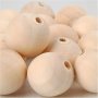 Holzperlen - 20 mm - 14 Stk Holzperlen - 20 mm - 14 Stk