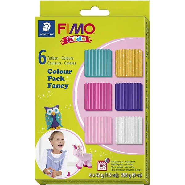 FIMO® Kids Clay - Komplementärfarben - 6 x 42 g FIMO® Kids Clay - Komplementärfarben - 6 x 42 g