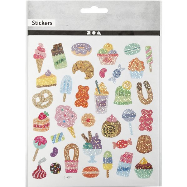 Aufkleber - Süßigkeiten Aufkleber - Süßigkeiten