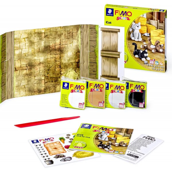 Modellset Fimo Kids Form&Play - Kat Modellset Fimo Kids Form&Play - Kat