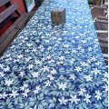 Kundenbild Plane PVC gemustert Anemone - Blau