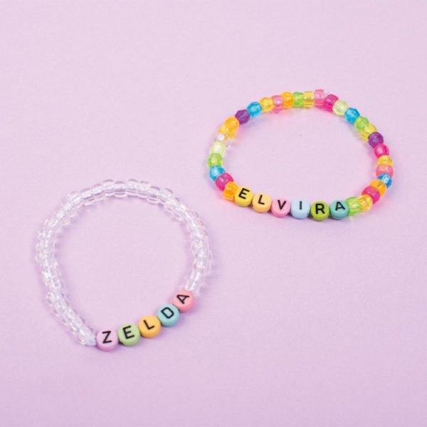 Buchstabenperlen Pastell 6,5 x - 6,5 mm - 750 Stk Buchstabenperlen Pastell 6,5 x - 6,5 mm - 750 Stk