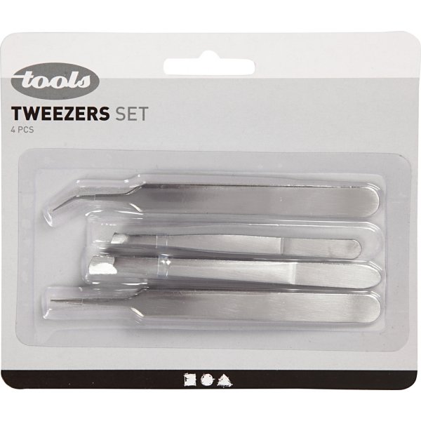 Pinzetten - Sortiment - 4-tlg Pinzetten - Sortiment - 4-tlg