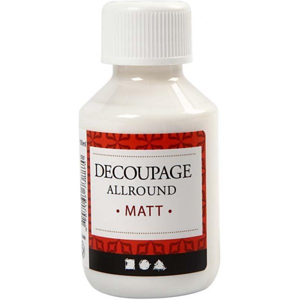 Decoupage-Lack - Allround - Matt - 100 ml Decoupage-Lack - Allround - Matt - 100 ml