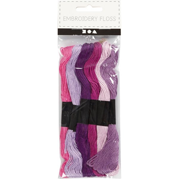 Harmoni Stickgarn - Lila - 6 Bündel Harmoni Stickgarn - Lila - 6 Bündel