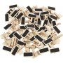 Brett mit Clip - 4 x 2 cm - 100 Stk