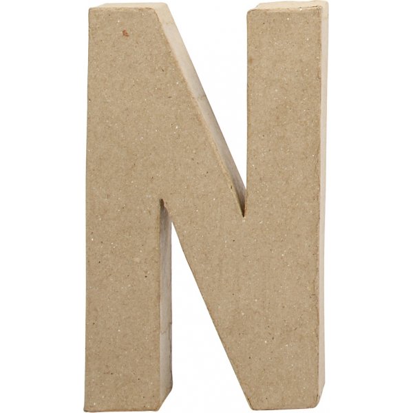 Pappbuchstabe - N - 5 cm Pappbuchstabe - N - 5 cm