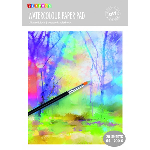 Aquarellblock A4 - 20 Blatt Aquarellblock A4 - 20 Blatt